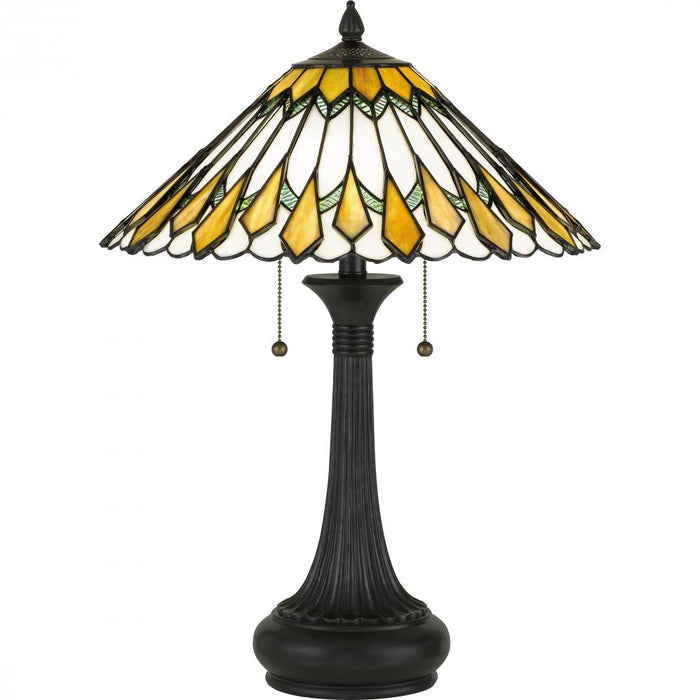 Quoizel 2 Light Maddow Table Lamp Model: TF5211TVB