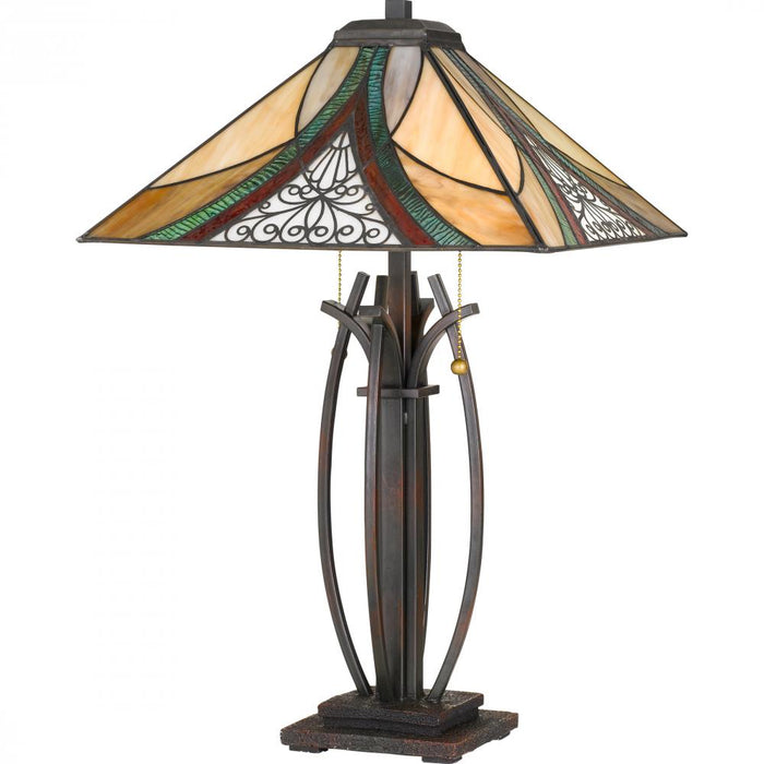 Quoizel 2 Light Orleans Table Lamp Model: TF3342TVA