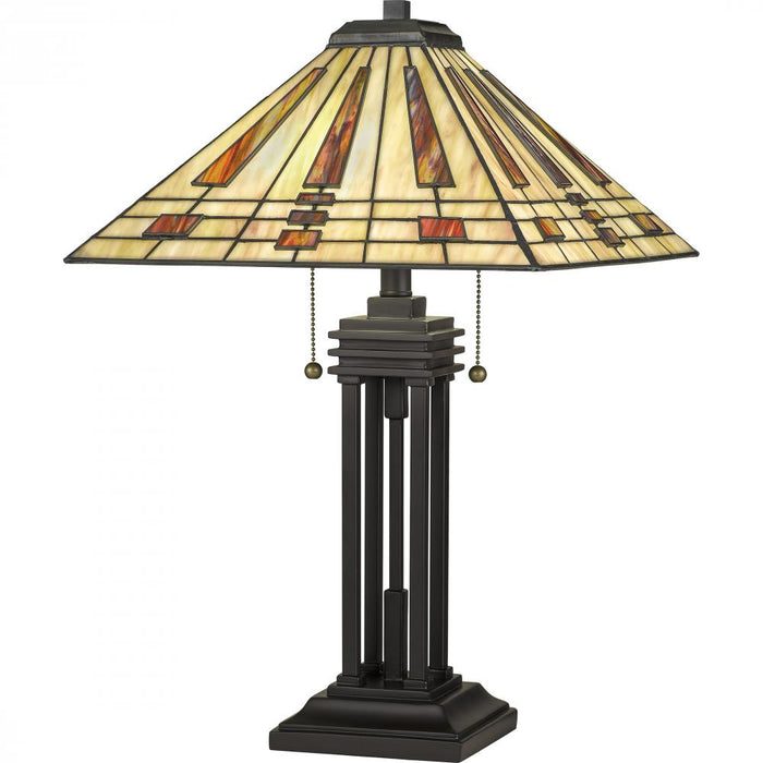 Quoizel 2 Light Stevie Table Lamp Model: TF5209TWT