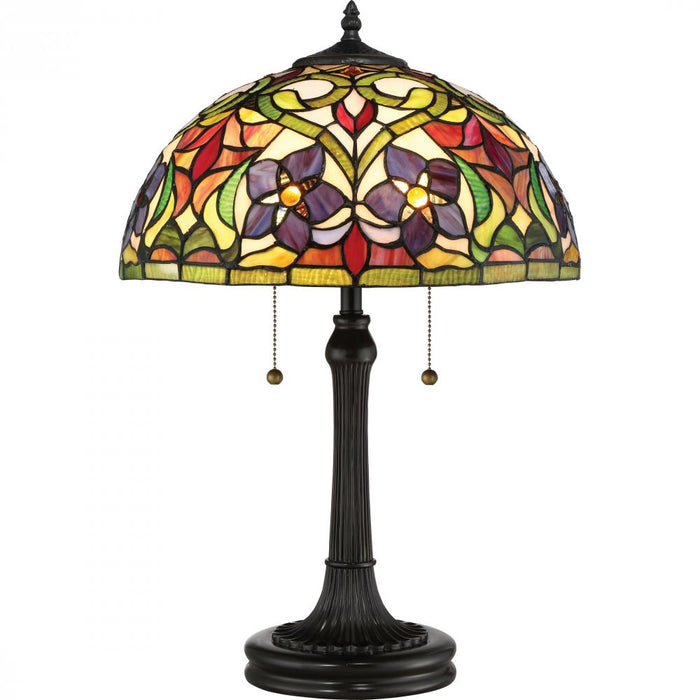 Quoizel 2 Light Violets Table Lamp Model: TFVT6323VB