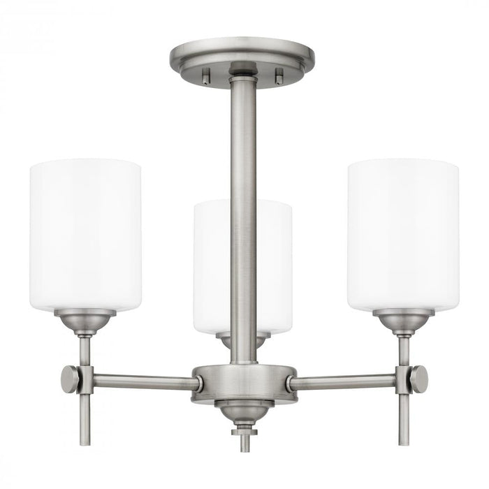 Quoizel 3 Light Aria Semi Flush Mount Model: ARI1717WS