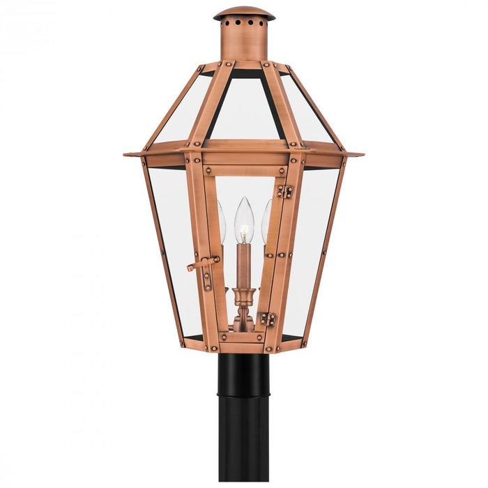 Quoizel 3 Light Burdett Outdoor Lantern Model: BURD9015AC