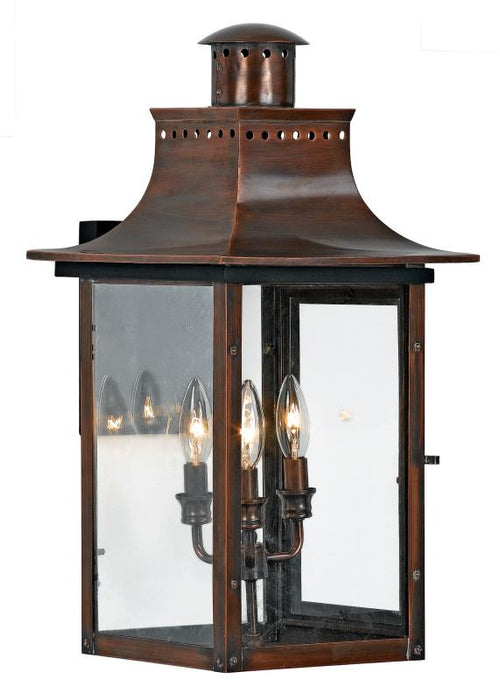 Quoizel 3 Light Chalmers Outdoor Lantern Model: CM8412AC