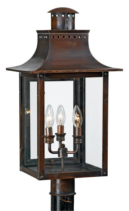 Quoizel 3 Light Chalmers Outdoor Lantern Model: CM9012AC