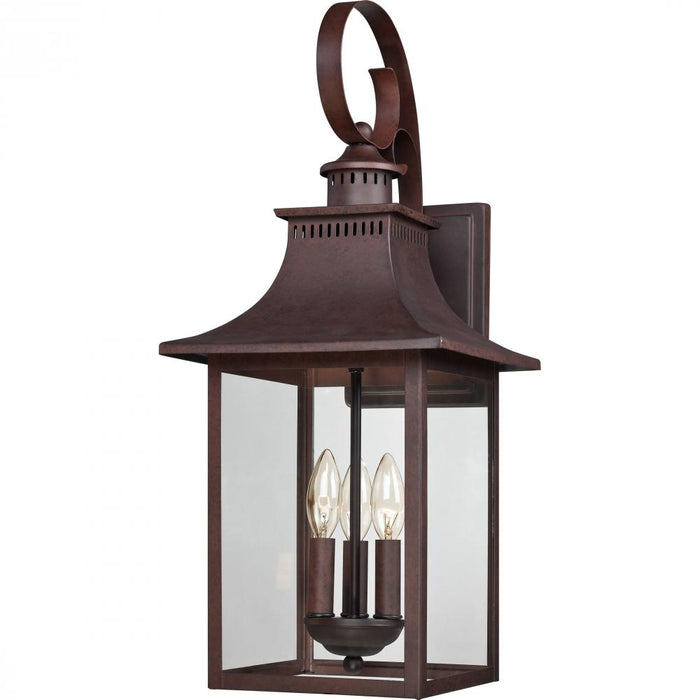 Quoizel 3 Light Chancellor Outdoor Lantern Model: CCR8410CU