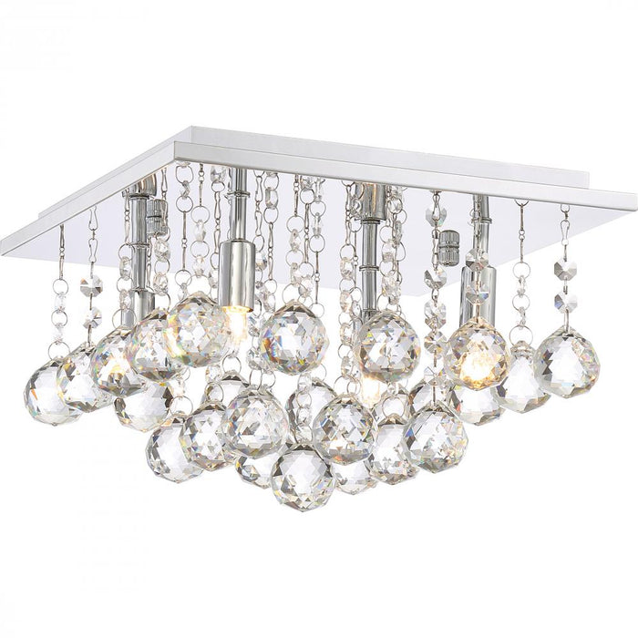 Quoizel 4 Light Bordeaux Flush Mount Model: BRX1611C