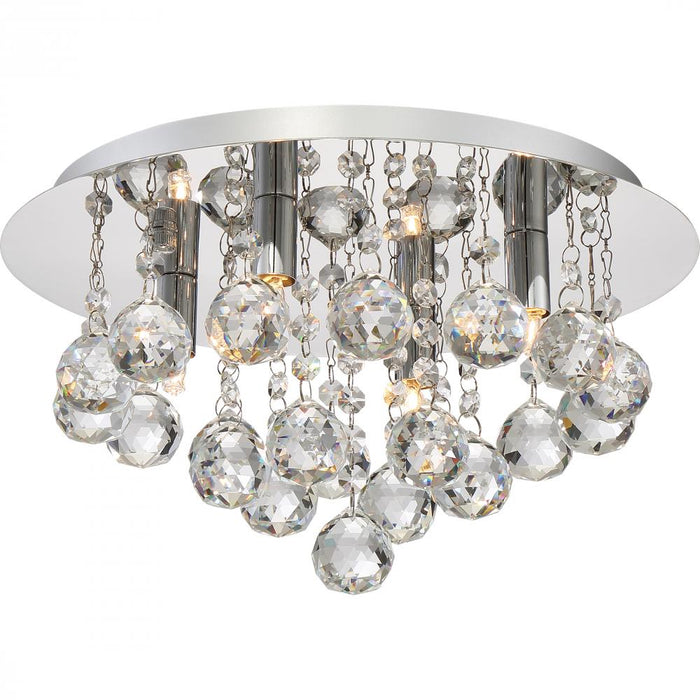 Quoizel 4 Light Bordeaux Flush Mount Model: BRX1614C