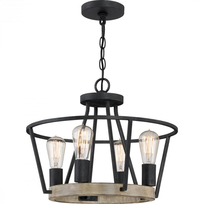 Quoizel 4 Light Brockton Pendant Model: BRT2817GK