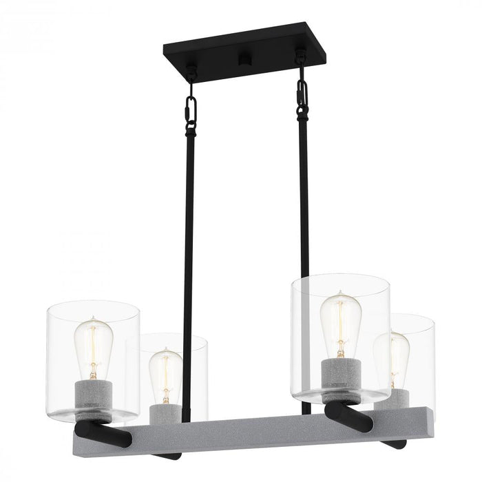 Quoizel 4 Light Caldwell Chandelier Model: CDW5022MBK