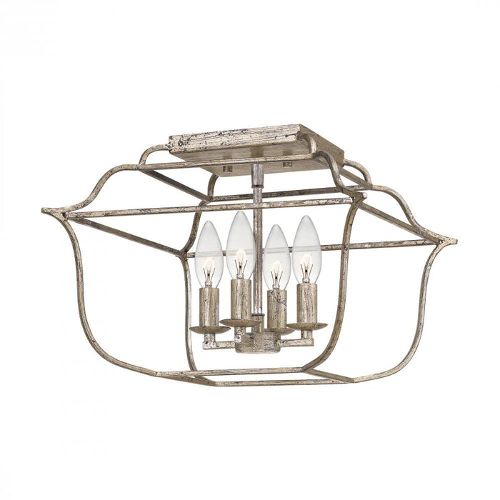 Quoizel 4 Light Gallery Semi Flush Mount Model: GLY1714CS