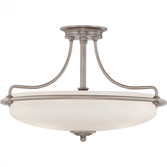 Quoizel 4 Light Griffin Semi Flush Mount Model: GF1721AN