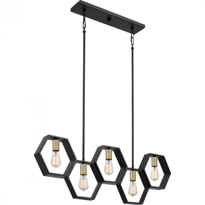 Quoizel 5 Light Bismarck Island Chandelier Model: BSK540EK