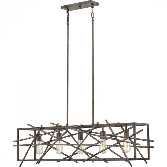 Quoizel 5 Light Brigham Island Chandelier Model: BRH5042RT