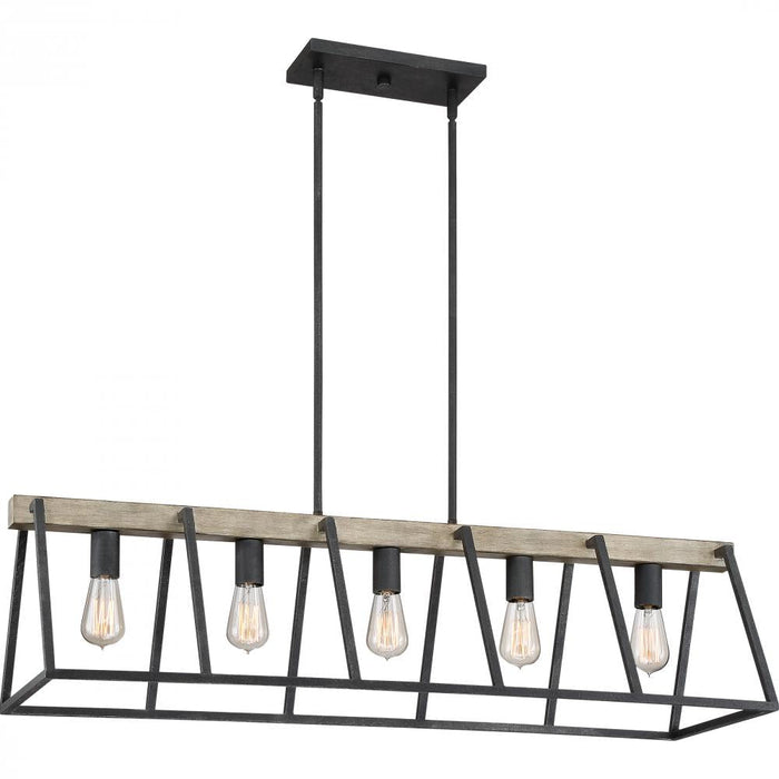 Quoizel 5 Light Brockton Island Chandelier Model: BRT542GK