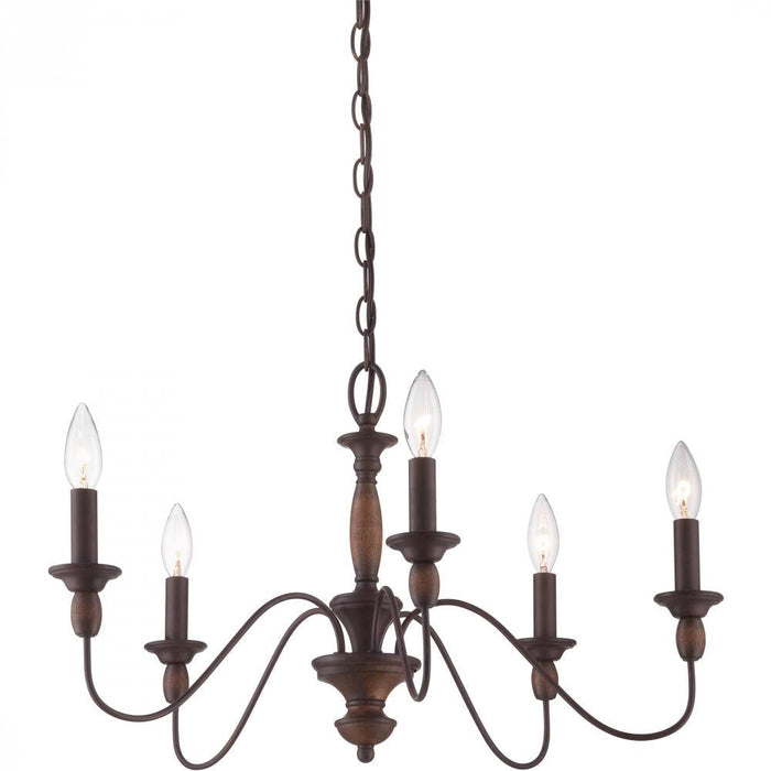 Quoizel 5 Light Holbrook Chandelier Model: HK5005TC