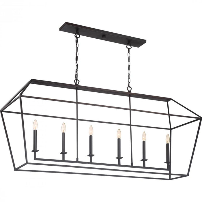 Quoizel 6 Light Aviary Island Chandelier Model: AVY654PK