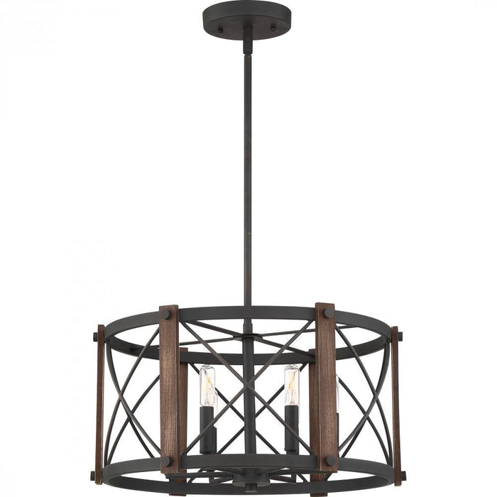 Quoizel 6 Light Baron Pendant Model: BRO2820MK