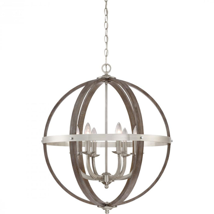 Quoizel 6 Light Fusion Pendant Model: FSN5206RK