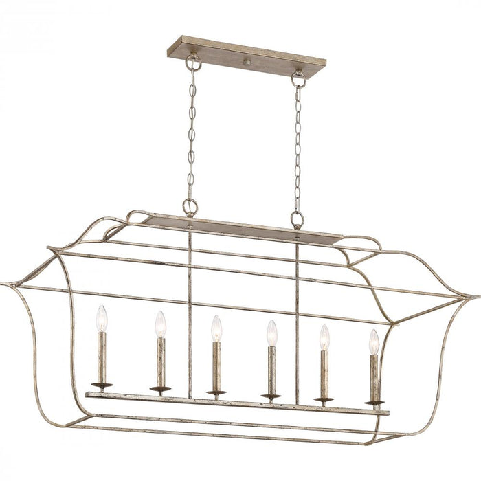 Quoizel 6 Light Gallery Island Chandelier Model: GLY648CS