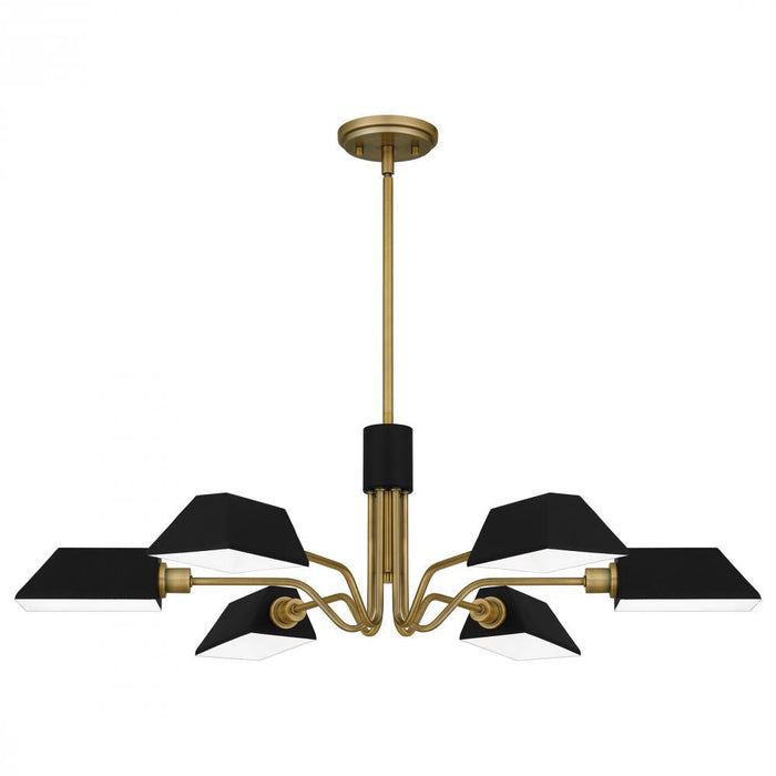 Quoizel 6 Light Sienna Chandelier Model: QCH5350AB