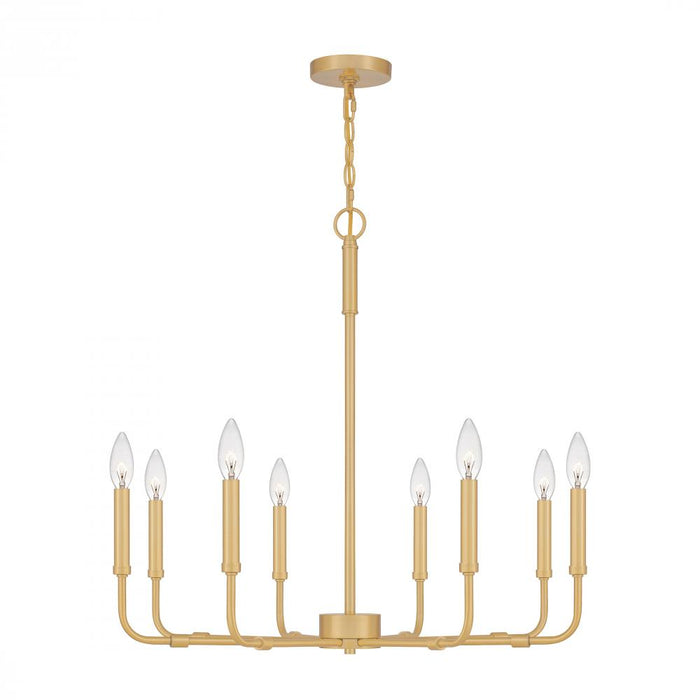 Quoizel 8 Light Abner Chandelier Model: ABR5028C