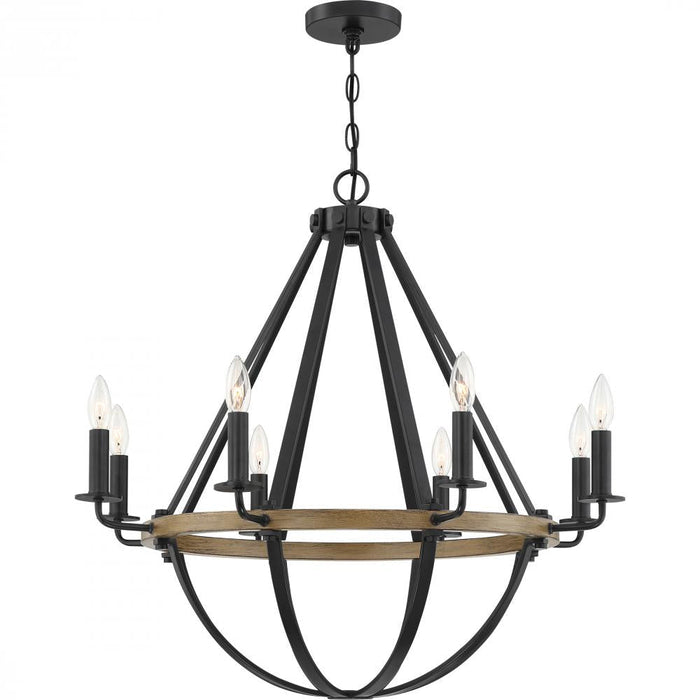 Quoizel 8 Light Bartlett Chandelier Model: BRL5008EK