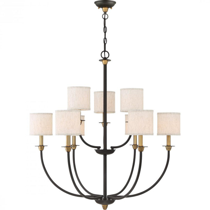 Quoizel 9 Light Audley Chandelier Model: ADY5009OZ