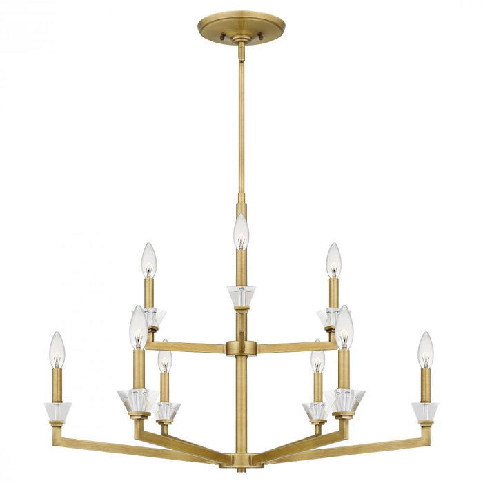 Quoizel 9 Light Lottie Chandelier Model: LOT5034AB