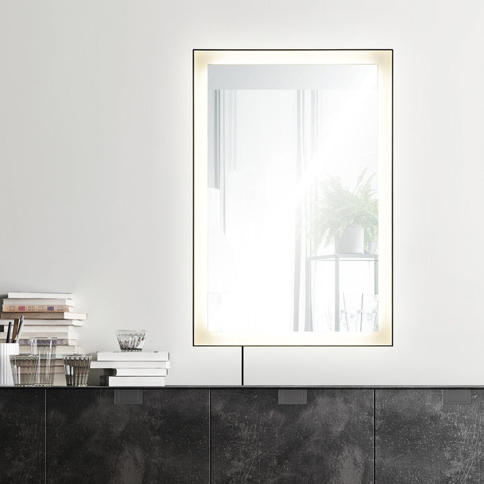 Renwil Nexus Rectangle Mirror With A Black (outer) Model: MT2392