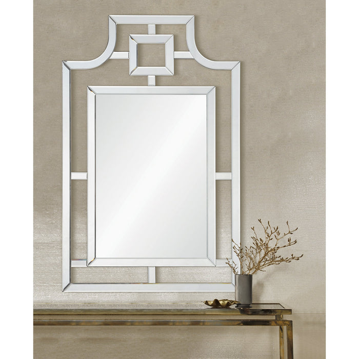 Renwil Zinni Irregular Mirror With A All Glass Frame Model: MT2354