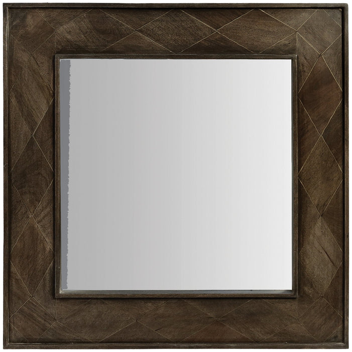 Renwil Hilton Square Mirror With A Grey Chestnut Model: MT2335