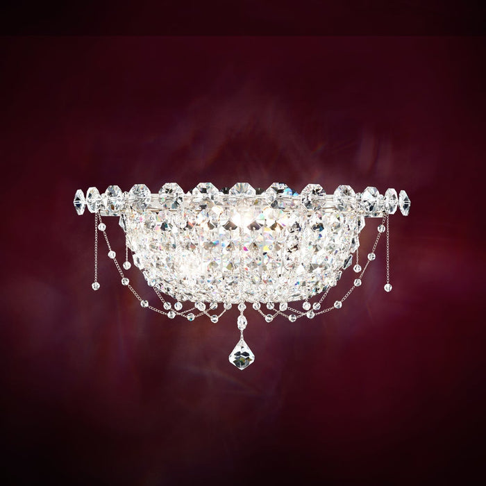 Schonbek Chrysalita 2 Light Crystal Wall Sconce