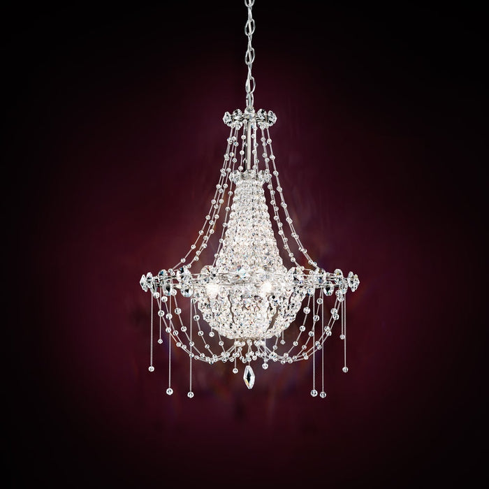 Schonbek Chrysalita 6 Light Crystal Pendant Chandelier