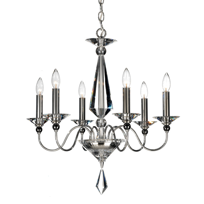 Schonbek Jasmine 6 Light Crystal Chandelier