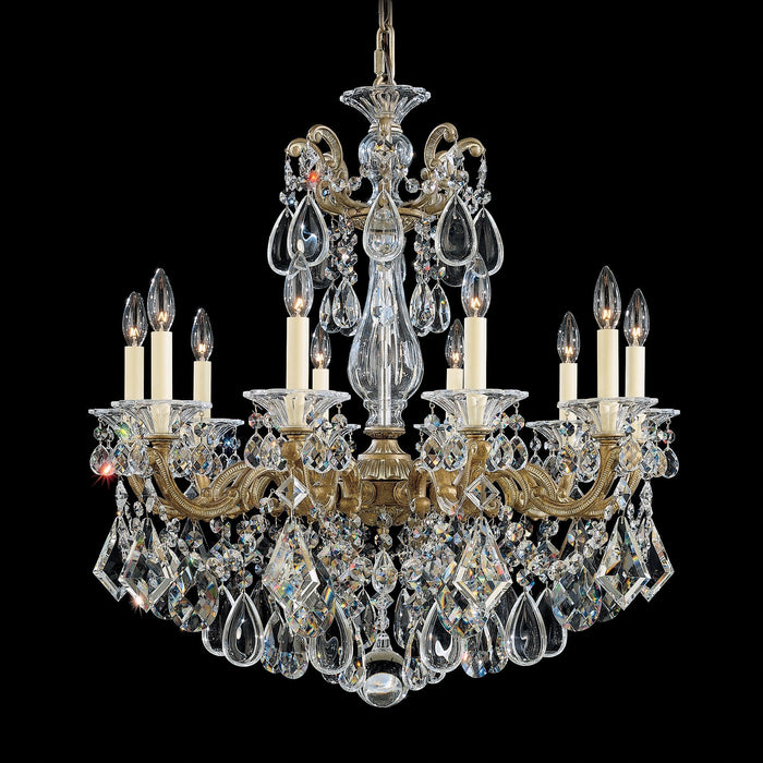 Schonbek La Scala 10 Light Crystal Chandelier