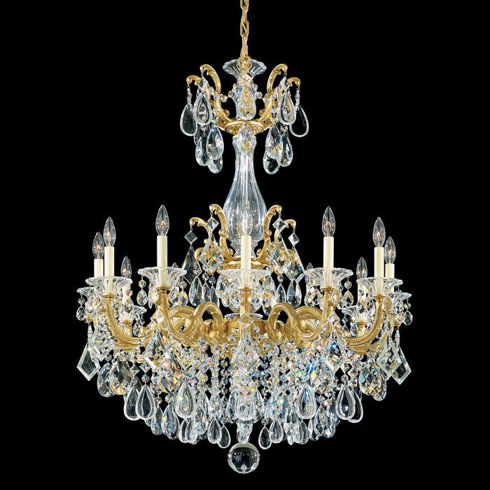 Schonbek La Scala 12 Light Crystal Chandelier