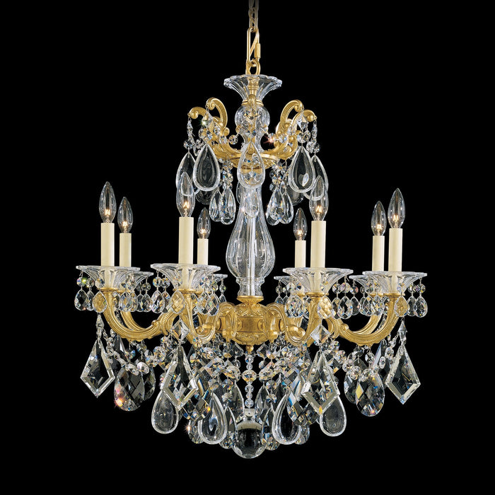 Schonbek La Scala 8 Light Crystal Chandelier