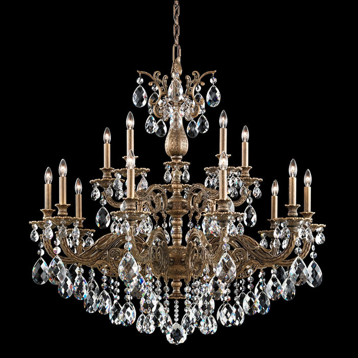 Schonbek Milano 15 Light Crystal Chandelier