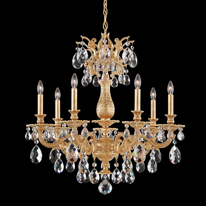 Schonbek Milano 7 Light Crystal Chandelier