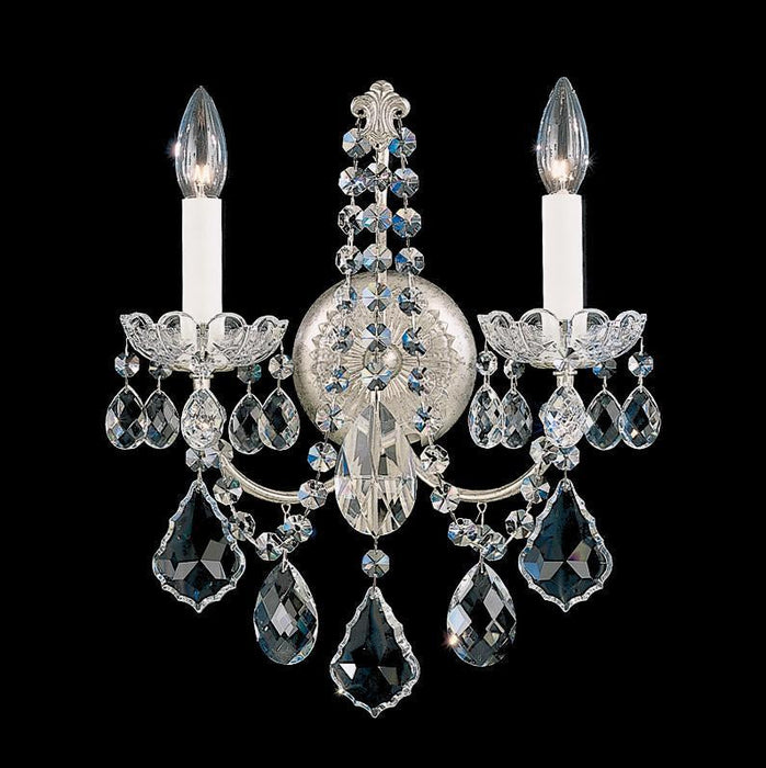 Schonbek New Orleans 2 Light Crystal Wall Sconce