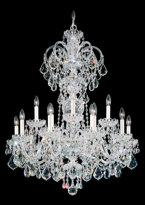 Schonbek Olde World 15 Light Crystal Chandelier