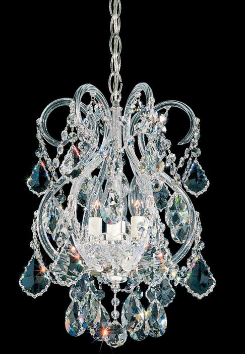 Schonbek Olde World 4 Light Crystal Chandelier