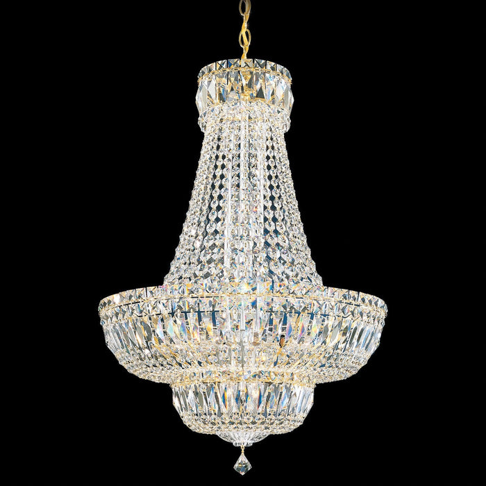 Schonbek Petit Crystal Deluxe 20 Light Crystal Chandelier