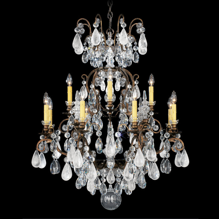 Schonbek Renaissance Rock Crystal 13 Light Crystal Chandelier Model: 3572-51CL