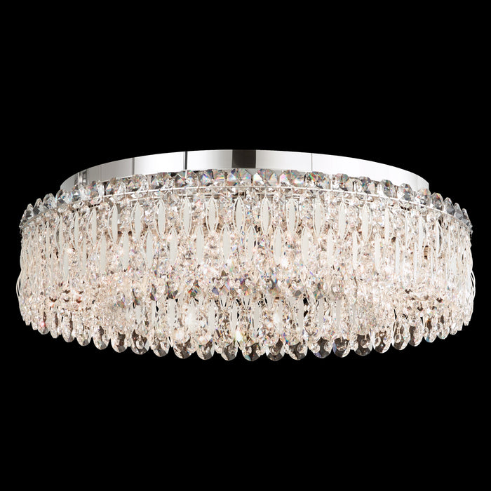 Schonbek Sarella 12 Light Crystal Close to Ceiling Light