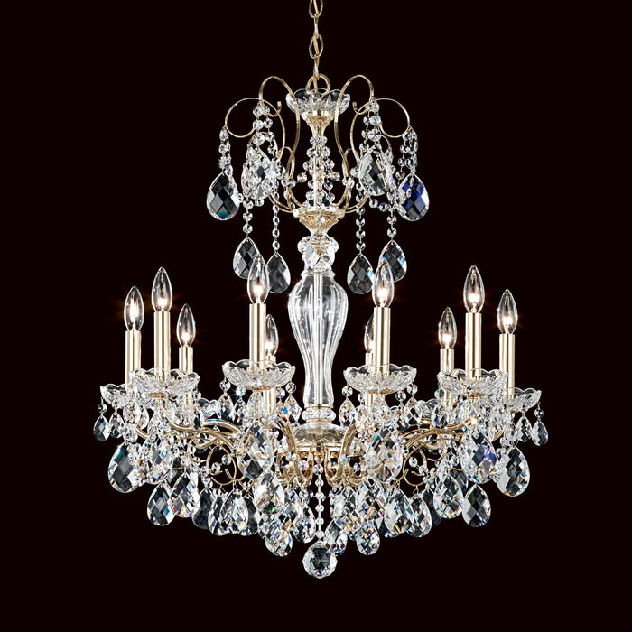 Schonbek Sonatina 10 Light Crystal Chandelier