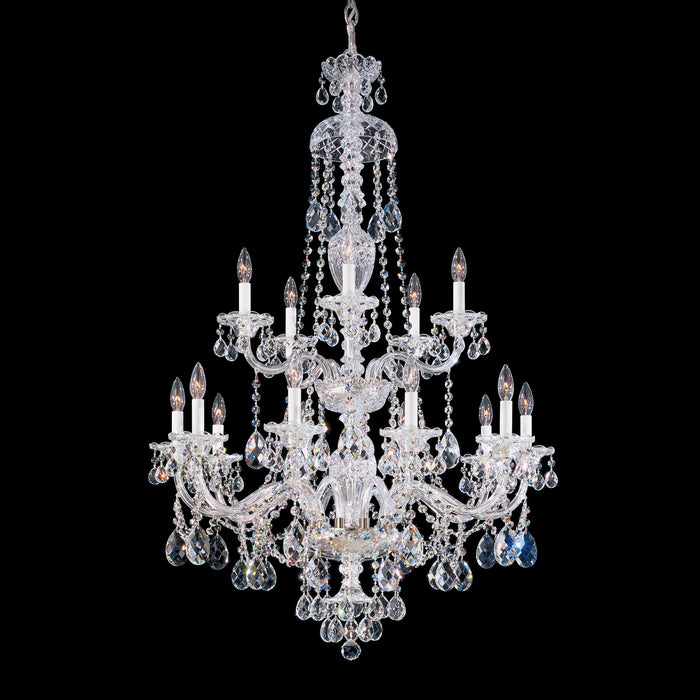 Schonbek Sterling 15 Light Crystal Chandelier