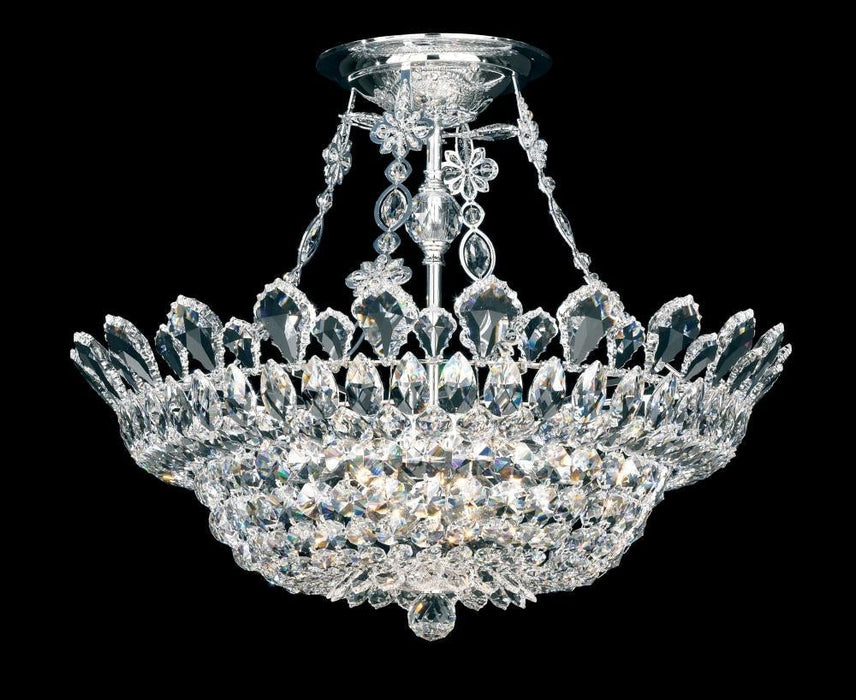 Schonbek Trilliane 10 Light Crystal Close to Ceiling Light