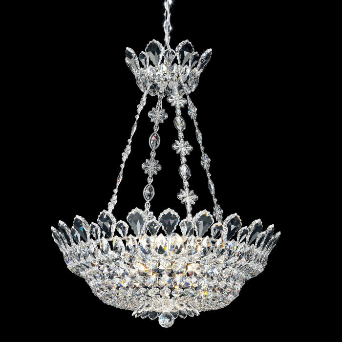 Schonbek Trilliane 12 Light 110v Chandelier In Silver Model: 5799A