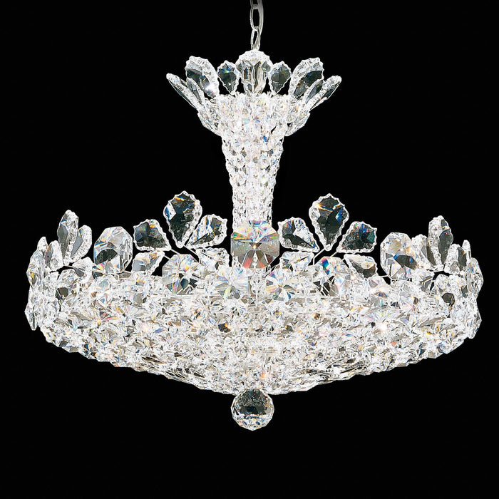 Schonbek Trilliane 15 Light 110v Chandelier In Silver Model: 5855A